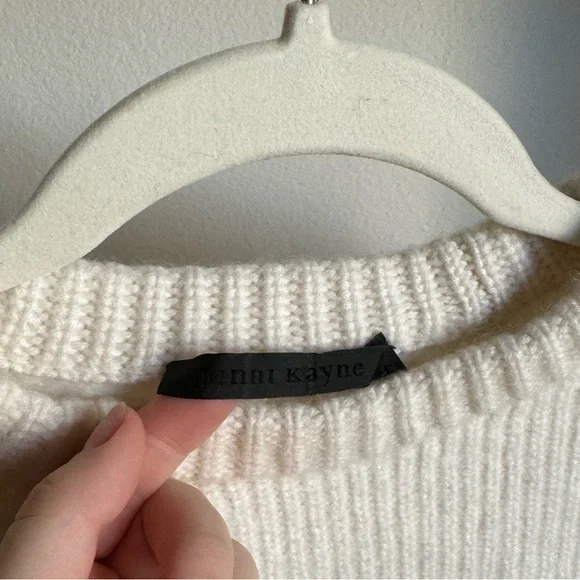 Jenni Kayne Fisherman Crewneck Cashmere Sweater - Picture 3 of 3